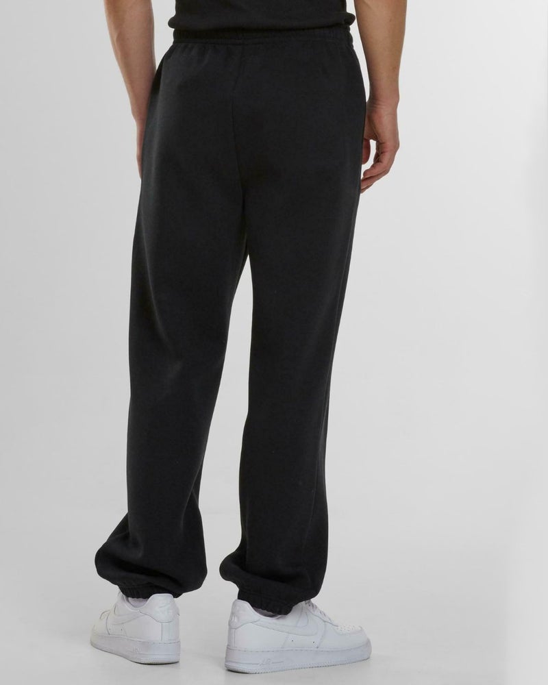 FLYNOFF Black Solid Loose Fit Jogger - Image 2